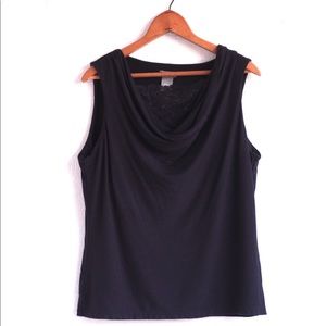 Navy blue with lace tank top Ann Taylor size large